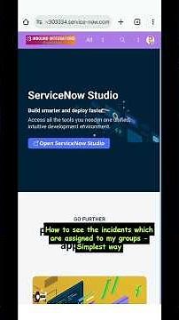 How to see the incidents assigned only to my group in ‪@servicenow‬ ? - #simplesteps