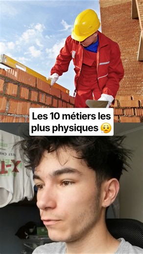 Les 10 métiers les plus physiques 😮‍💨 #quiz #métiers #physique