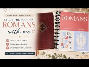 Join Me for Bible Study Fellowship! | Romans: From Guilt to Grace (2026–2027)