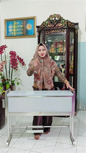 Rak Piring Wastafel Stainless Premium dengan Penutup