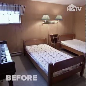 We're giving the redesign of this A-frame an A ! On tonight's #VacationHouseRules, Scott and Deb used their skills to ensure one lakefront property stays bright, welcoming, and unique for years to come. #BeforeAndAfter | HGTV