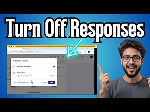 How To Turn Off Responses On Google Form On PC