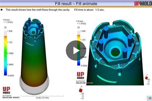 Mold flow analysis for plastic injection molding | UP MOLD TECHNOLOGY Co., LTD posted on the topic | LinkedIn
