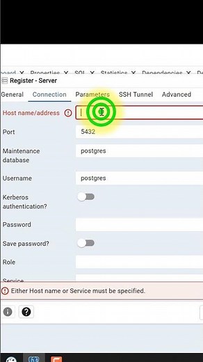 Add a New Server in pgAdmin