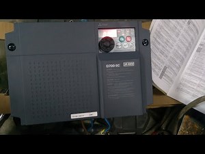VFD parameter setting D700-SC Mitsubishi Variable Frequency Drive