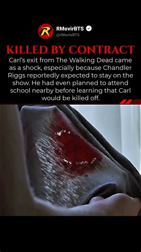 The Walking Dead Chandler Riggs Didn't Even See Carl's Death Coming