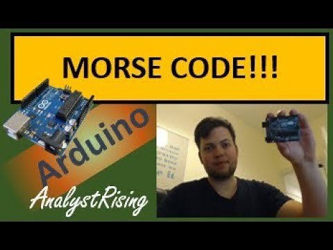 Arduino: Using MORSE CODE with a buzzer!