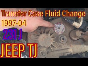 Jeep Wrangler Tj - DIY How To Change Transfer Case Fluid 1997-2004 (231 J) Fluid Change