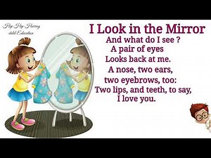 I Look in the Mirror And what do I see Poems #cbsc #poem #poems_in_english #poemsforkids #poemsvideo