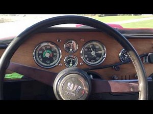 Sonett Driving Fun in a 1967 Vintage Saab Two Stroke 3 Cylinder Engine