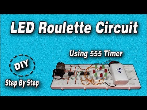 LED Roulette Circuit | Roulette Game | Electronics Projects