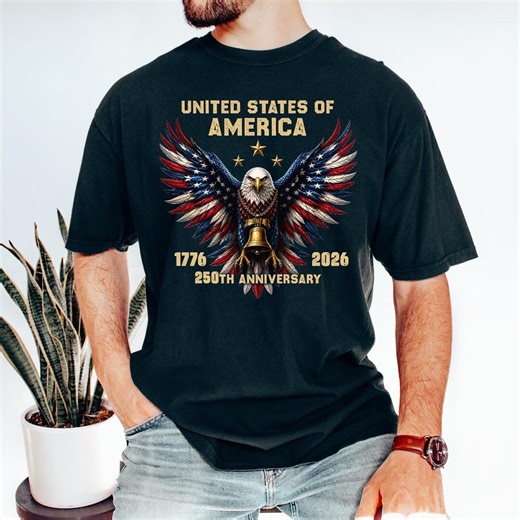 Retro 250th Anniversary of the United States Shirt, Semiquincentennial 1776 2026, American Flag Patriots Gifts, USA Independence Day T Shirt - Etsy