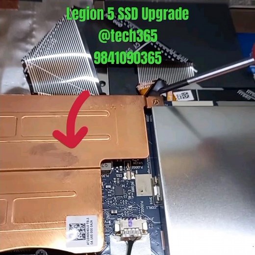 How to add SSD on Lenovo Legion 5 Laptop #lenovolegion5 #legion5 #tech365 ‎@technician365