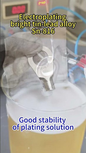 Bright Tin Lead Alloy Plating Process