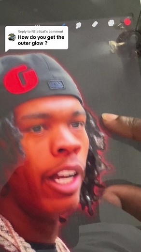 Replying to @F8teScat procreate tutorial on how to get the glow effects on a graphic. 🤝🏾 #fyp #bydray #drays #streetwear #brandowner #Upcomingbrand #entrepreneur #clothingbrand #procreate #lilbaby