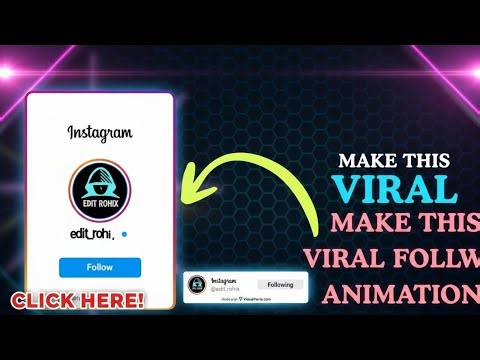 🔥 GO VIRAL! Make This INSANE Instagram Follow Animation (Easy Tutorial)