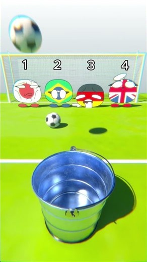 Who Win?⚽ #shorts #countryballs #countrygirl