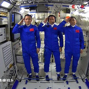66K views · 2.5K reactions | Shenzhou-12 Astronauts Enter Space Station Core Module The three Chinese astronauts on board the Shenzhou-12 spaceship entered the country's space station core module Tianhe on Thursday, according to the China Manned Space Agency (CMSA). https://www.cctvplus.com/news/20210617/8204746.shtml#!language=1 | CCTV+ | Facebook