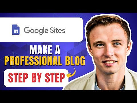 How To Make A Professional Blog In Google Sites For FREE