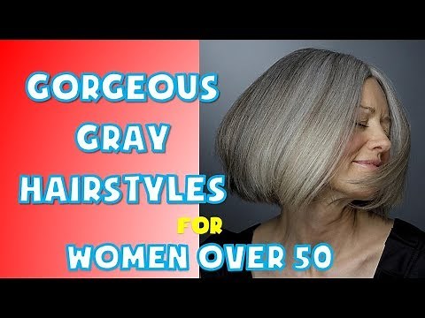 Short, Medium And Long Gray Hairstyles for Women Over 50