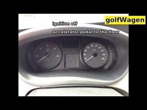 How to reset the oil indicator light on the Nissan Primastar.