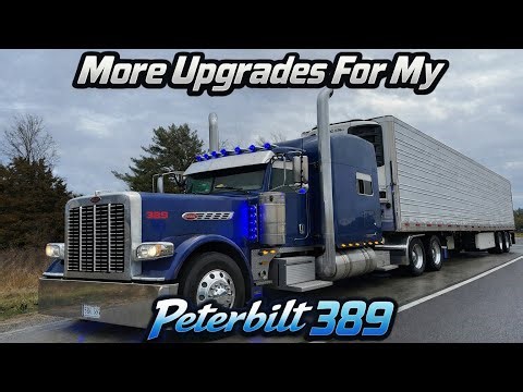Installing New Air Cleaner Panels on My Peterbilt 389 With Legendary Extreme Watermelon Lights