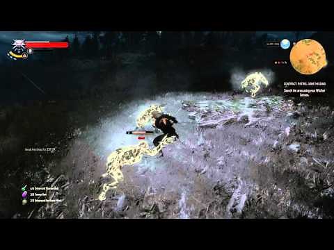 Witcher 3 Combat Tutorial: Ghouls