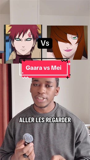 Gaara vs Mei Terumi #anime #gaara