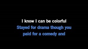 Karaoke Colorful - The Verve Pipe - CDG, MP4, KFN - Karaoke Version