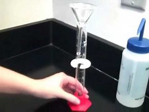 Preparing paper filter for Chemistry lab