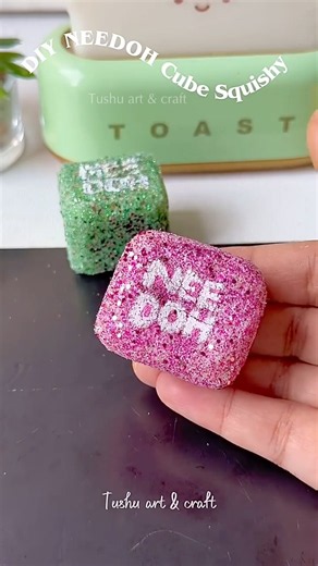 How to Make cute VIRAL Needoh cube SQUISHY! 😱😳 DIY Taba Squishy Tutorial #diy #squishy