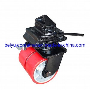 [Hot Item] Spare Part Caster for Shipping Container with Lock Connection to Corner Fitting