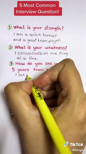 Top 5 Common Interview Questions - Answered!