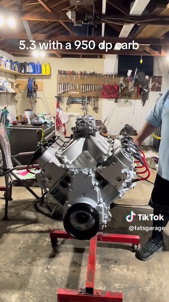 1st start cammed 5.3 with a 950 carb#cammed Ls #carbed Ls | cammed car