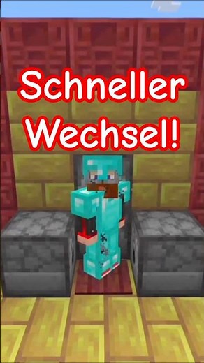 Rüstung aus der Wand?! ⚔️ | Minecraft Bedrock QuickBuild