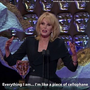 1.1M views · 6.2K shares | Joanna Lumley finishes her Bafta TV Awards speech in true Ab Fab style.  | The Sun | Facebook