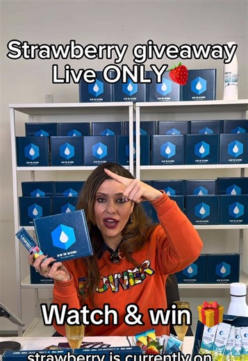 Win Strawberry Flavor Packs in Our Livestream!