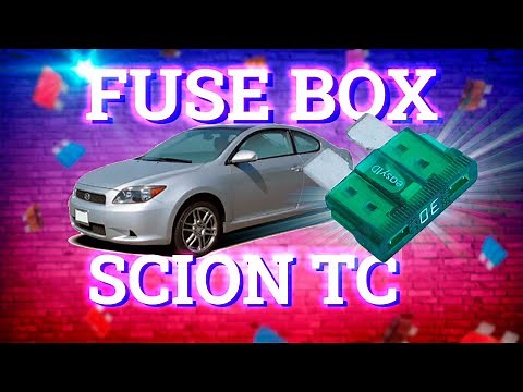 Scion tC (2005-2010) fuse box diagrams