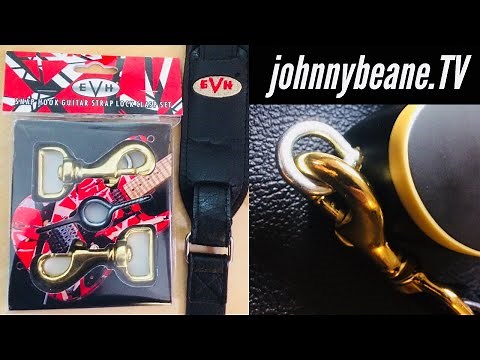 How to install the NEW Official EVH Strap Clasps w/ Eye Hooks LIVE 5/16/18