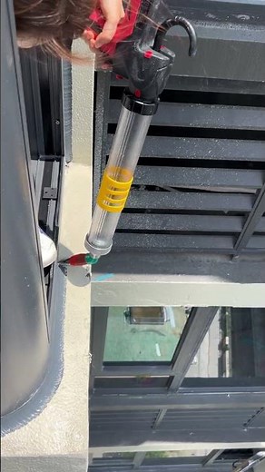 Electric Caulking Gun for Exterior Wall & Glass Cladding | Easy High-Altitude Use 🔧