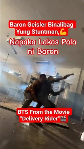 Baron Geisler Fighting Action Behind The Scenes from the Movie "Delivery Rider" #baron @highlight