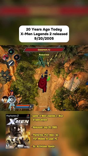 Brian on Instagram: "X-Men Legends 2 turns 20 today 😲 One of the best co-op games from the ps2 generation with up to 4 players! In X-Men Legends 2: Rise of Apocalypse, the X-Men and Magneto’s Brotherhood form an uneasy alliance to stop the ancient mutant Apocalypse from conquering Earth. . . This gameplay was played by me and montage was also edited by me. Follow me here for more of my gameplay videos! ➡️ @brrian_o . . #fyp #foryoupage #retro #retrogaming #playstation #ps2 #xbox #nintendo #game