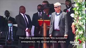 Haiti president funeral: Gunshots force guests to run for cover - National | Globalnews.ca