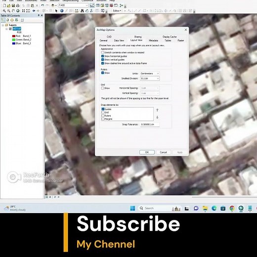 How to open ArcMap options Page in ArcGIS 10.8 #gis #qgis3 #googleearth #map #mapping #arcmap