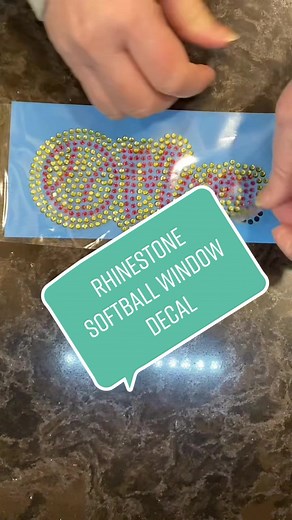 DIY Softball Car Window Decal Tutorial