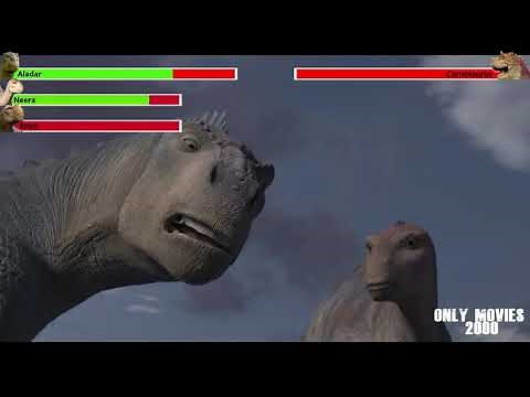 Dinosaur (2000) Final Battle with healthbars