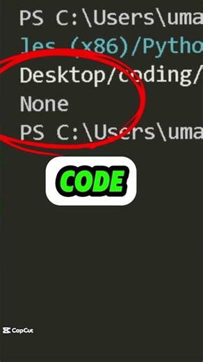 WHY is it printing None?! 🤯 #python #shorts