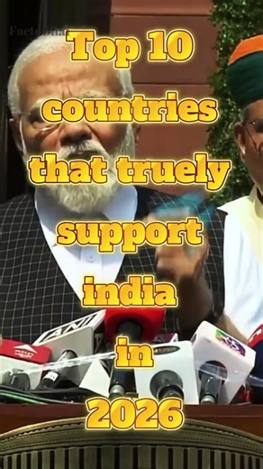Top 10 countries that support india in 2026🇮🇳🤝#india #support #shorts