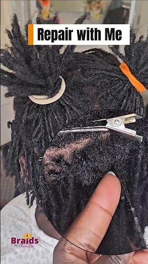 🚫STOP Loc Thinning! 💥 Quick Repair Tutorial #locs #microlocs