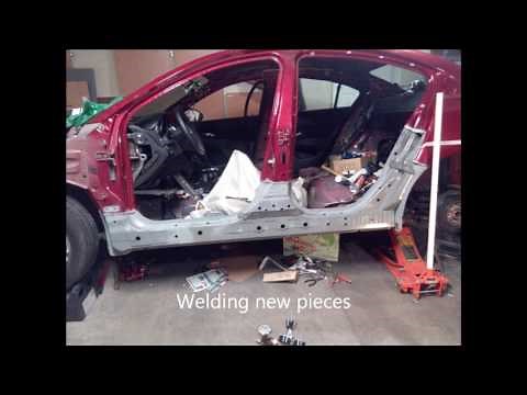 Chevy Cruze - side collision repair